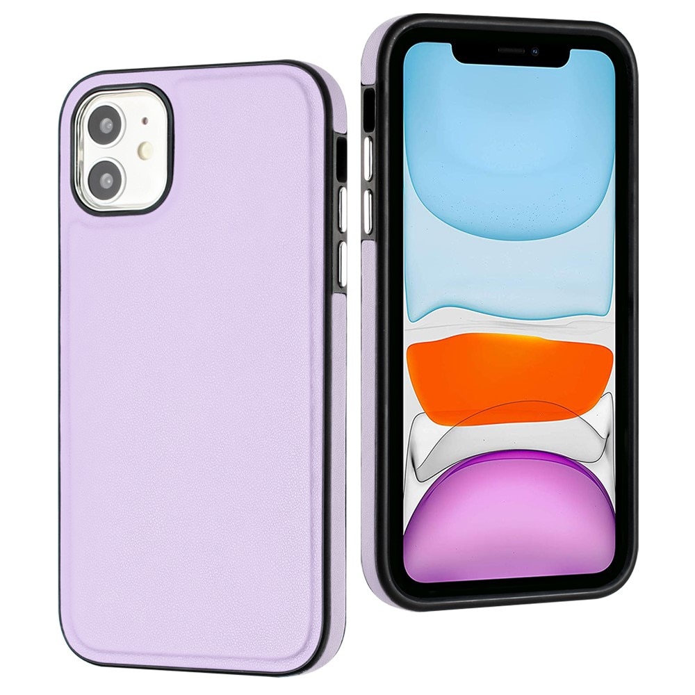 Coque en Cuir iPhone 11, violet