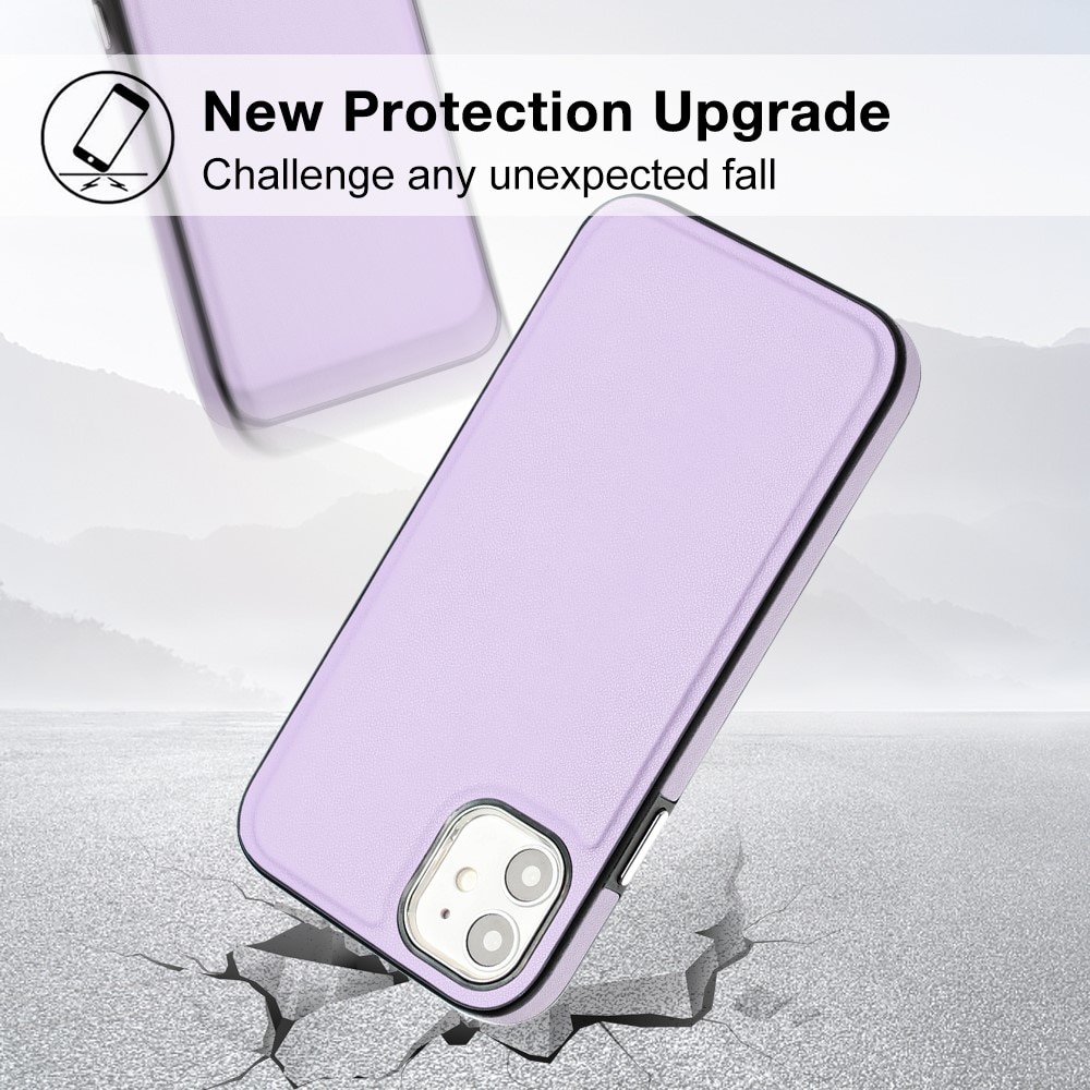 Coque en Cuir iPhone 11, violet