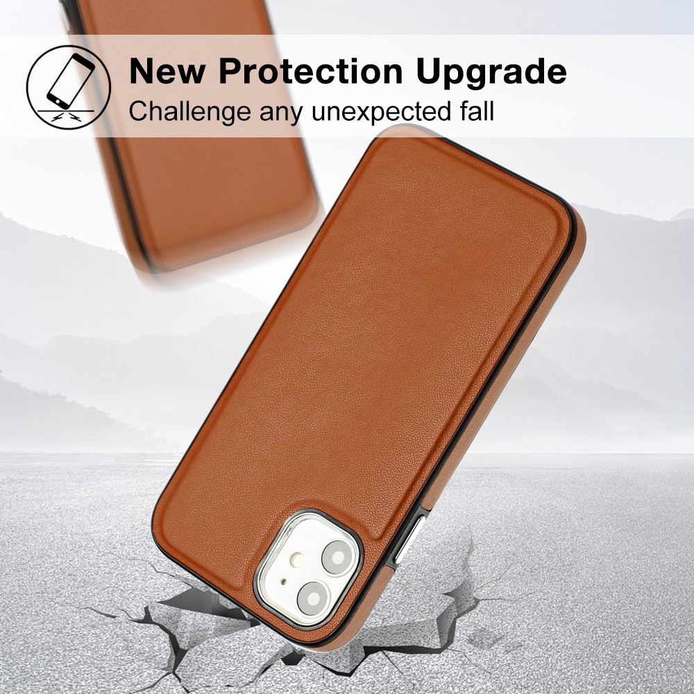 Coque en Cuir iPhone 11, marron