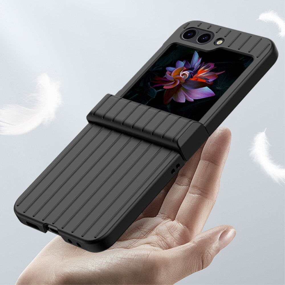 Stripe Coque dures caoutchoutées Hinge Protection Samsung Galaxy Z Flip 5, or