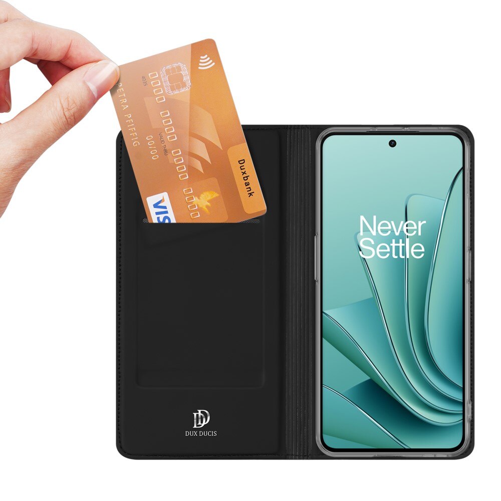 Étui portefeuille Skin Pro Series  OnePlus Nord 3, Noir
