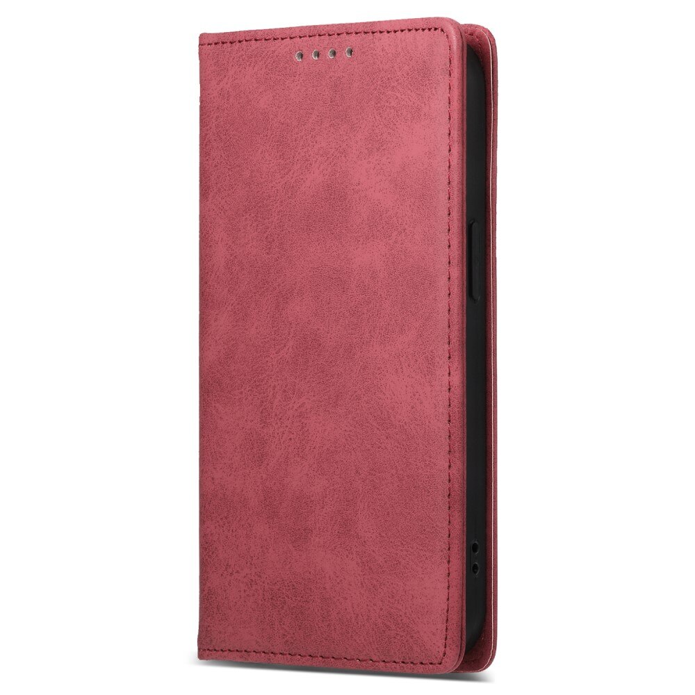 RFID Coque portefeuille mince Google Pixel 8, rouge
