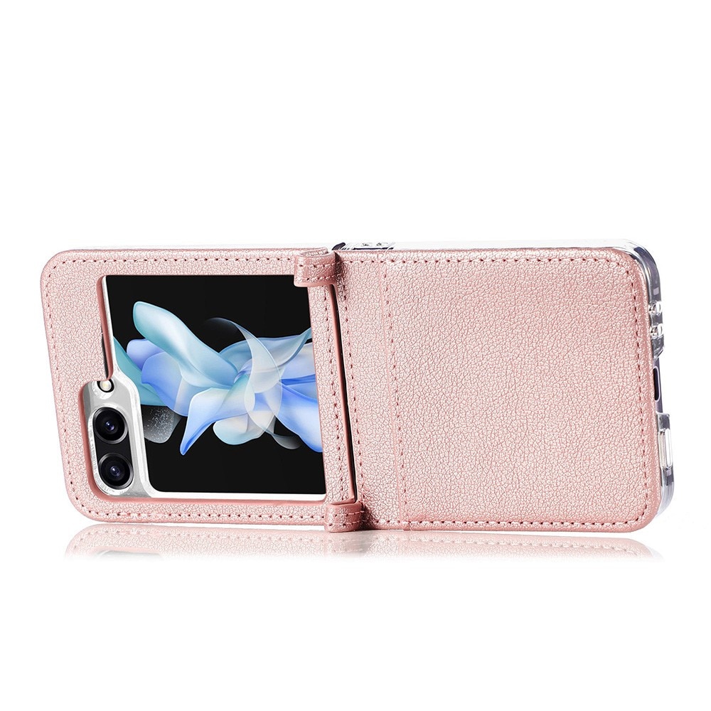 Étui portefeuille Slim Card Wallet Samsung Galaxy Z Flip 5, rose
