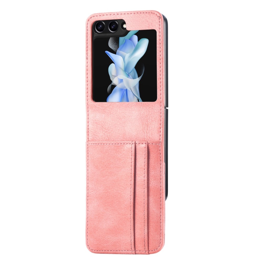 Coque portefeuille Samsung Galaxy Z Flip 5, rose