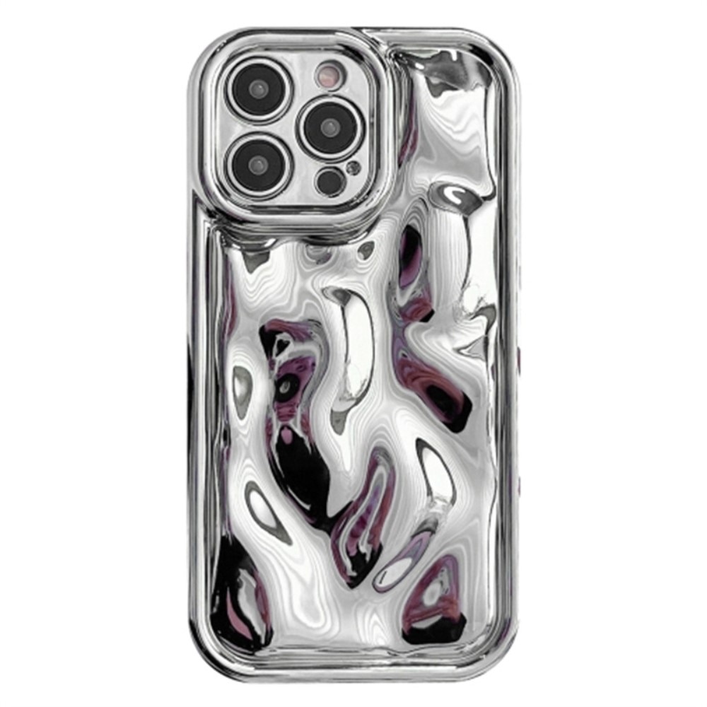 Coque TPU Wavy iPhone 14 Pro, argent