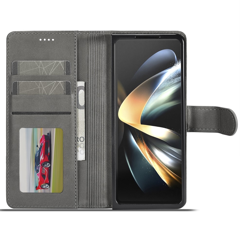 Étui portefeuille Samsung Galaxy Z Fold 5, gris