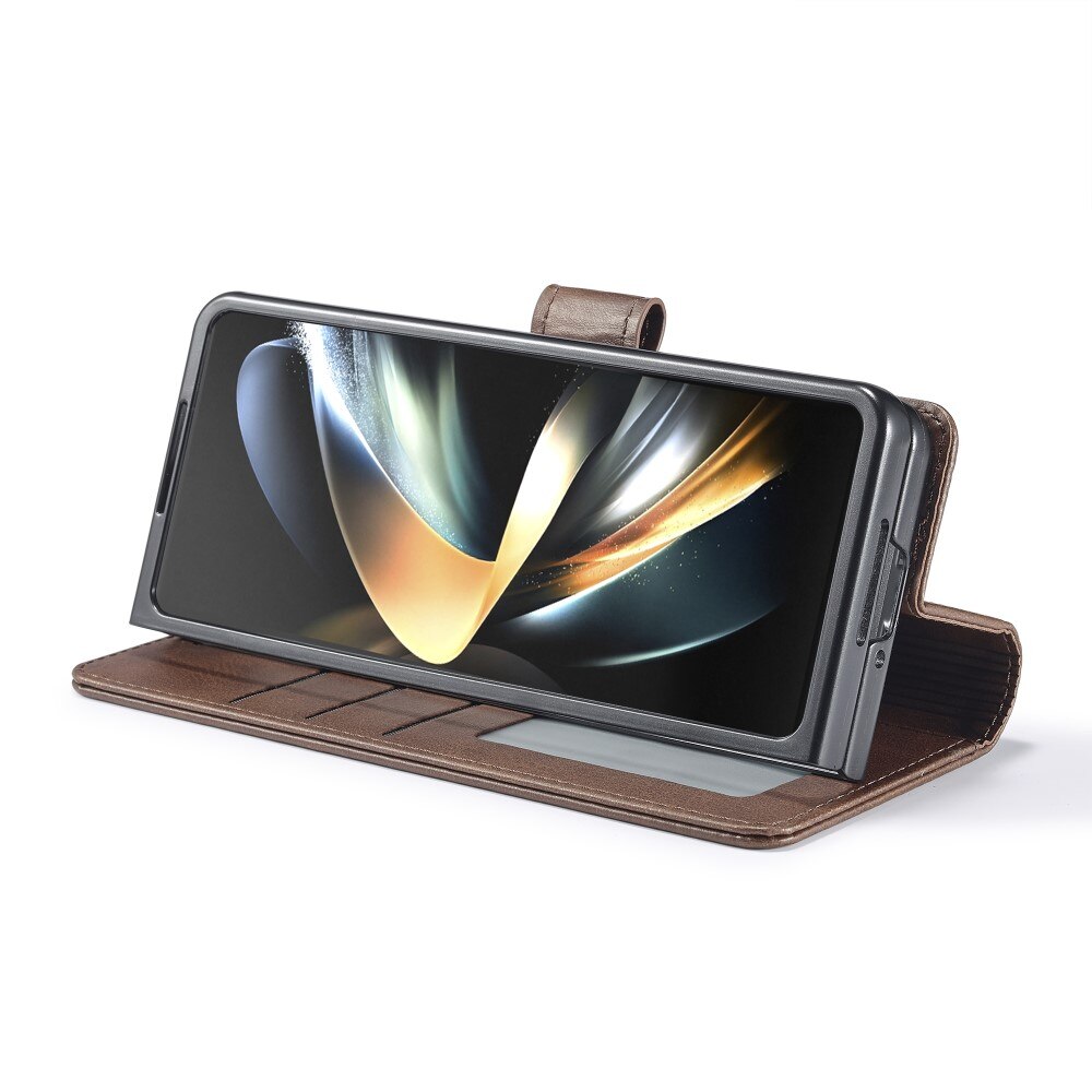 Étui portefeuille Samsung Galaxy Z Fold 5, marron