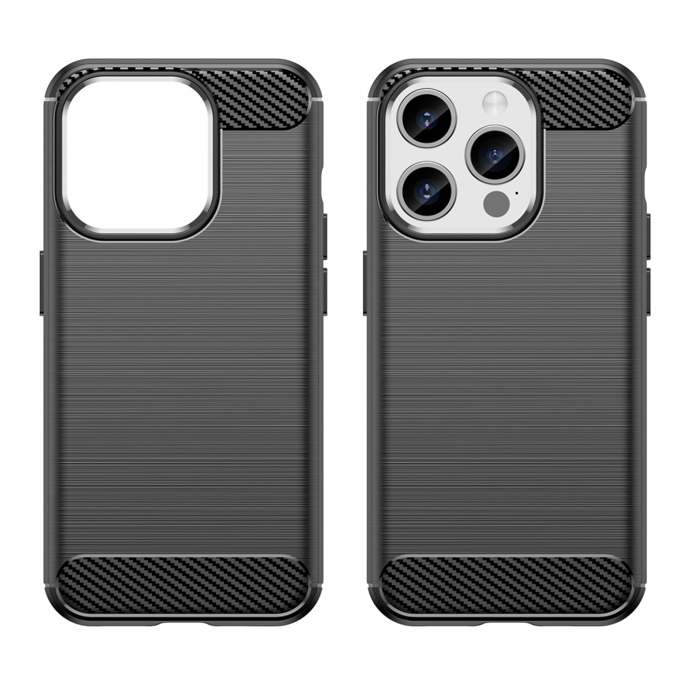 Coque TPU Brushed iPhone 15 Pro Max, Black