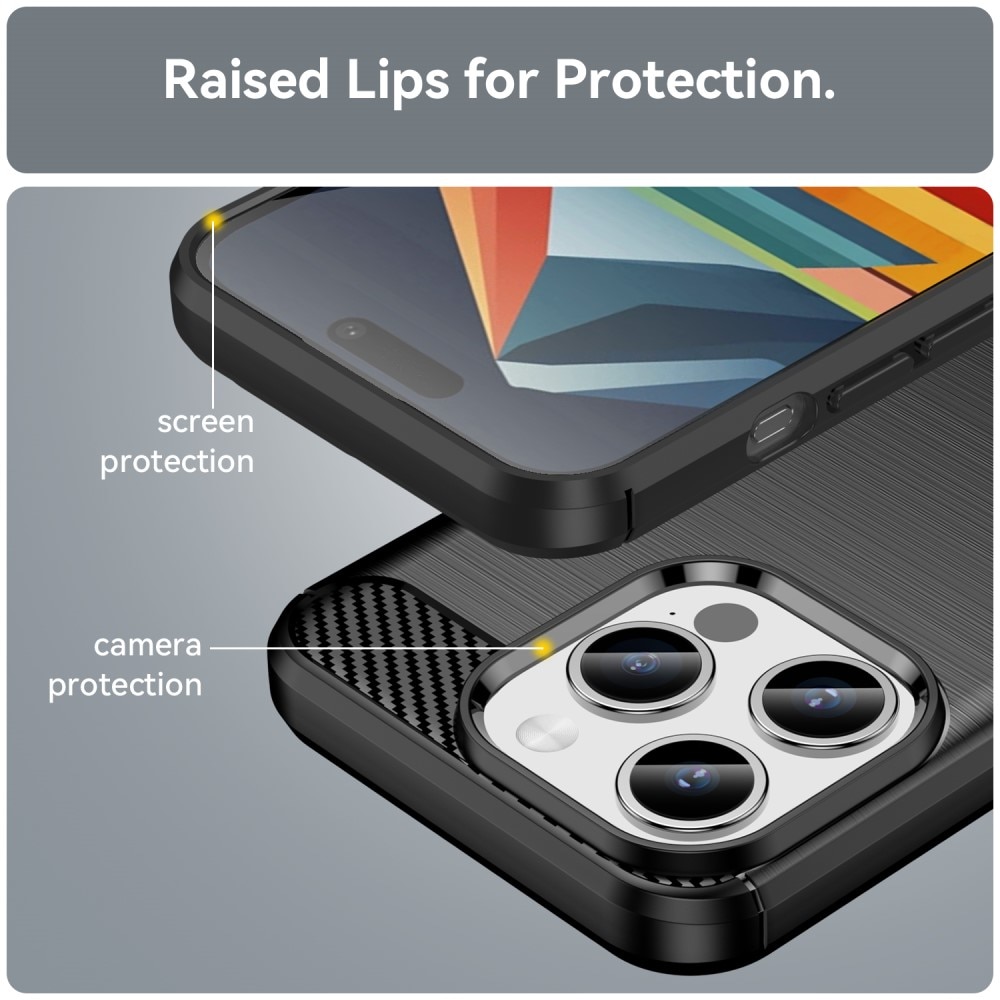 Coque TPU Brushed iPhone 15 Pro Max, [FÄRG}