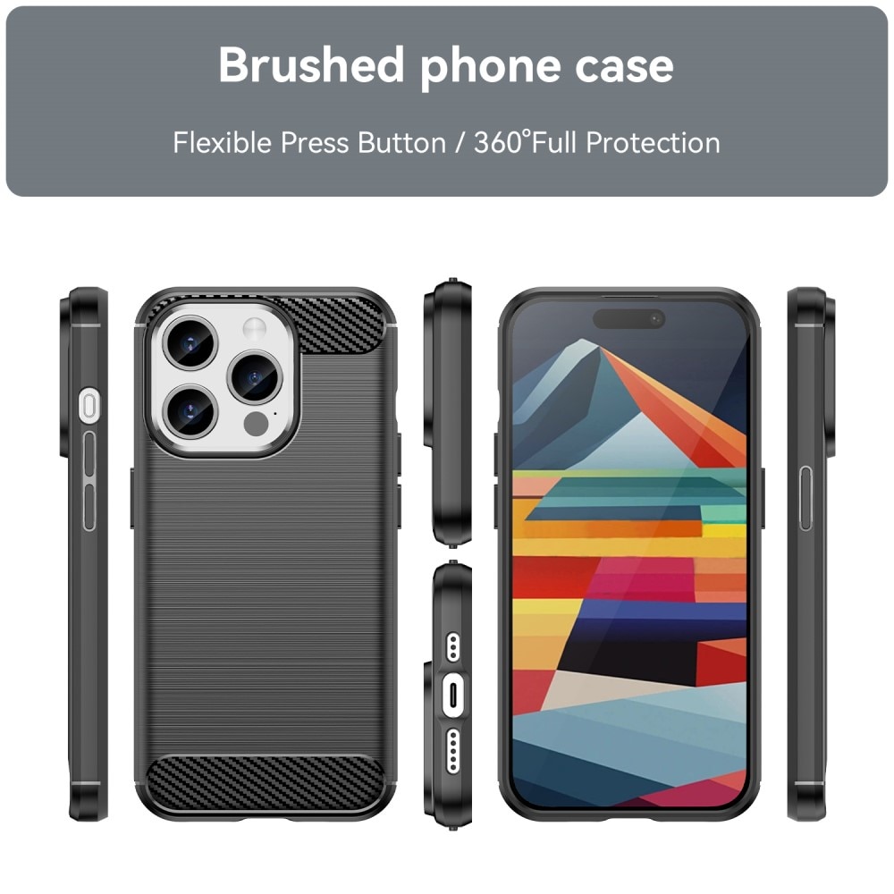 Coque TPU Brushed iPhone 15 Pro Max, [FÄRG}