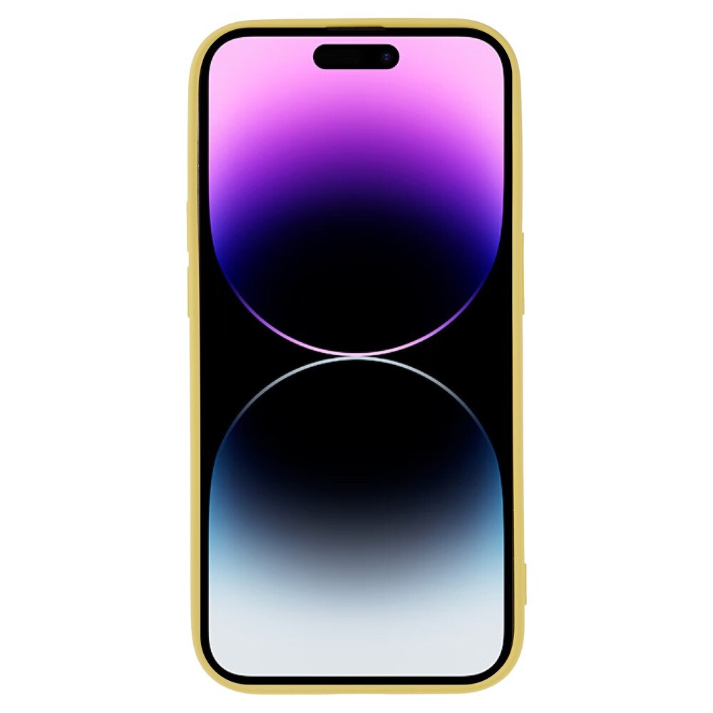 Coque TPU résistante aux chocs iPhone 15 Pro Max, Jaune