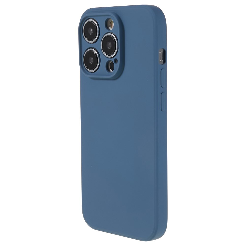 Coque TPU résistante aux chocs iPhone 15 Pro Max, Bleu