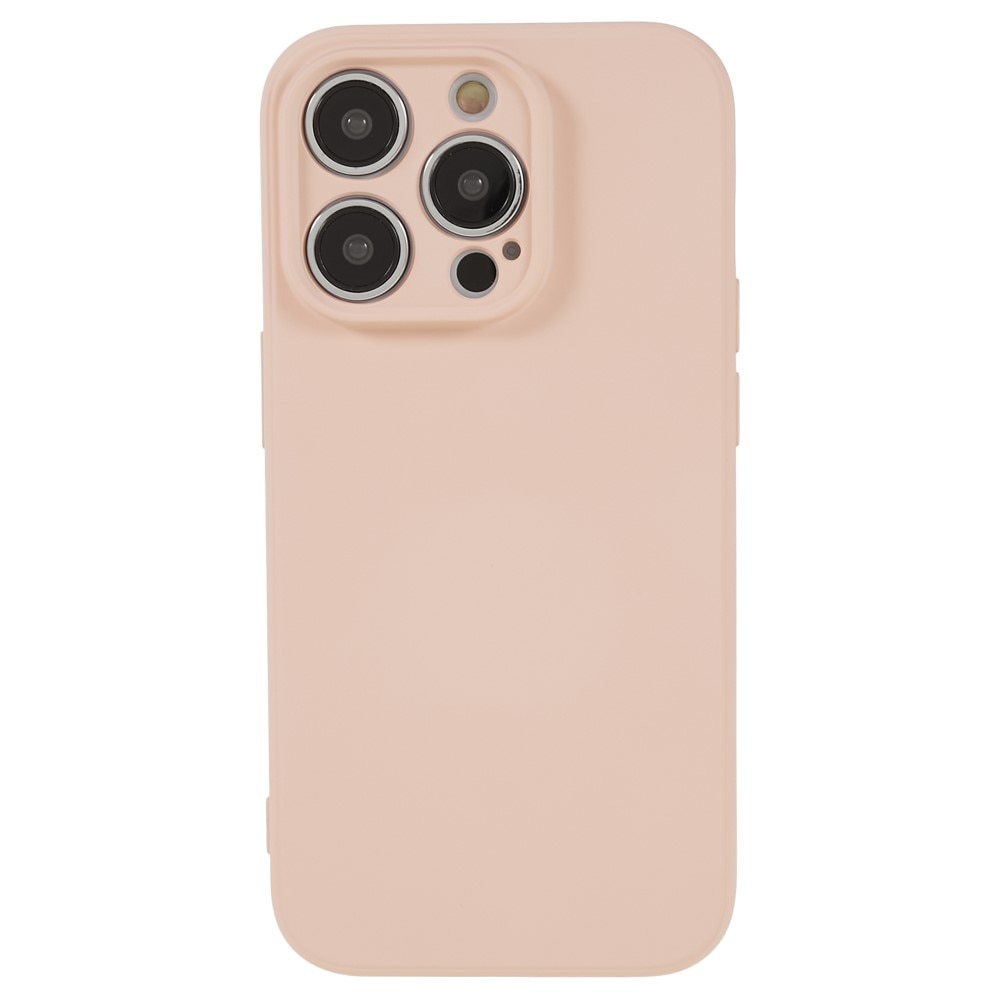 Coque TPU résistant aux chocs iPhone 15 Pro Max, rose