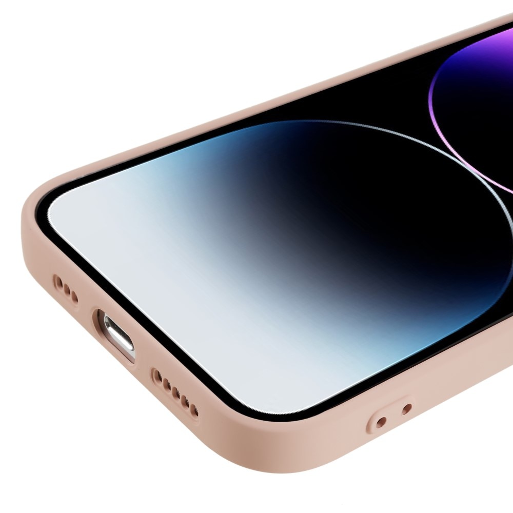 Coque TPU résistant aux chocs iPhone 15 Pro Max, rose