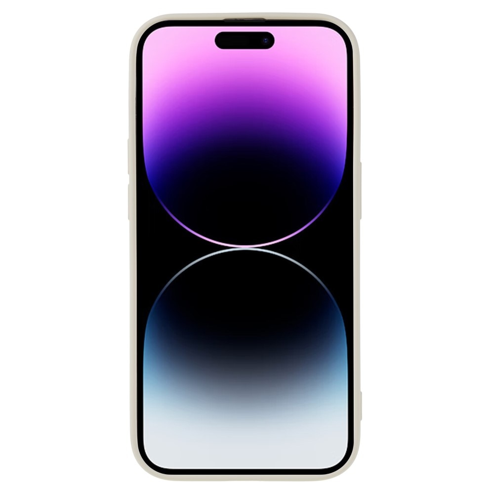 Coque TPU résistante aux chocs iPhone 15 Pro Max, Beige