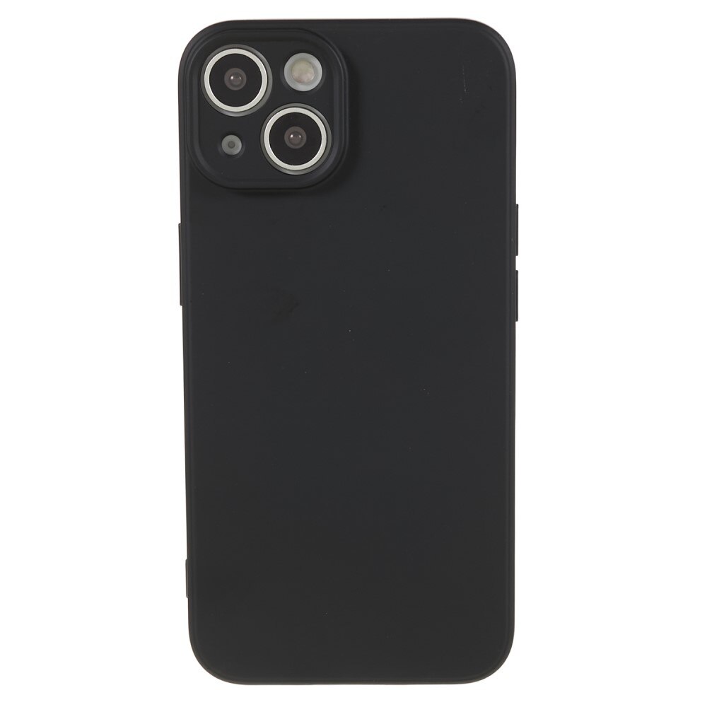 Coque TPU résistant aux chocs iPhone 15 Plus, noir