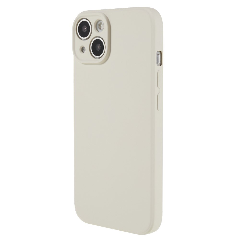 Coque TPU résistant aux chocs iPhone 15 Plus, beige