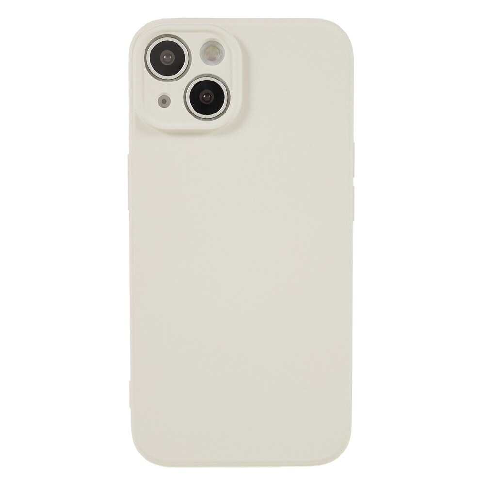 Coque TPU résistant aux chocs iPhone 15 Plus, beige