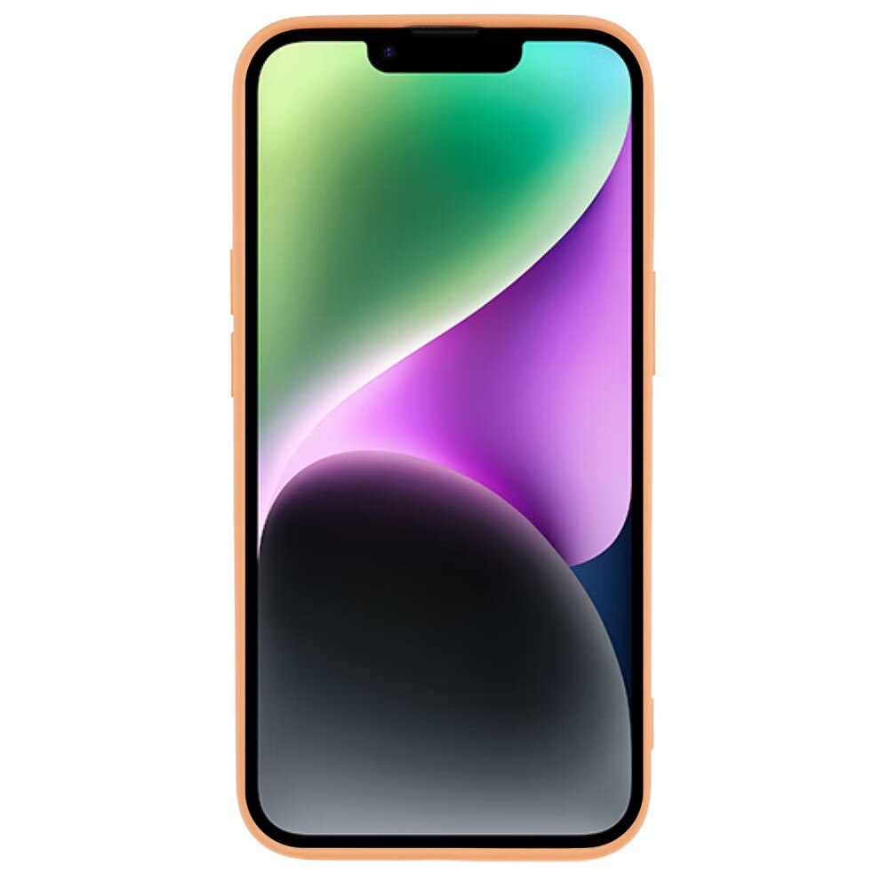 Coque TPU résistante aux chocs iPhone 15, Orange