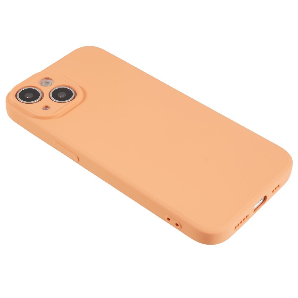 Coque TPU résistant aux chocs iPhone 15, orange