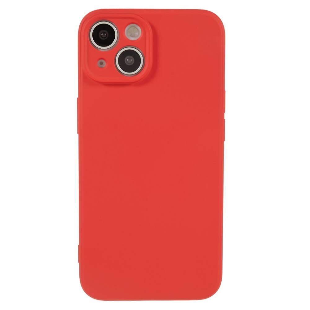 Coque TPU résistante aux chocs iPhone 15, Rouge