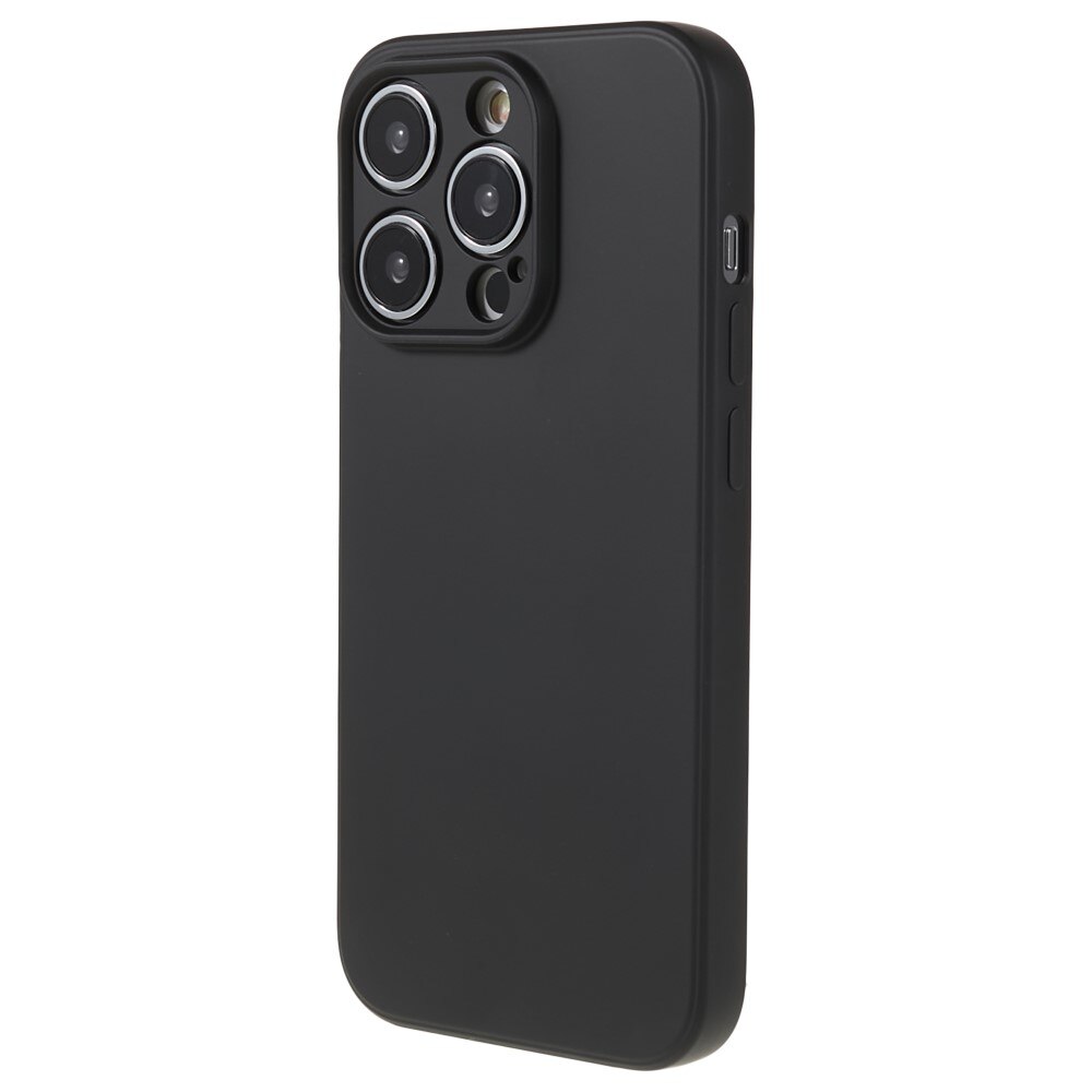 Coque TPU résistant aux chocs iPhone 15 Pro, noir