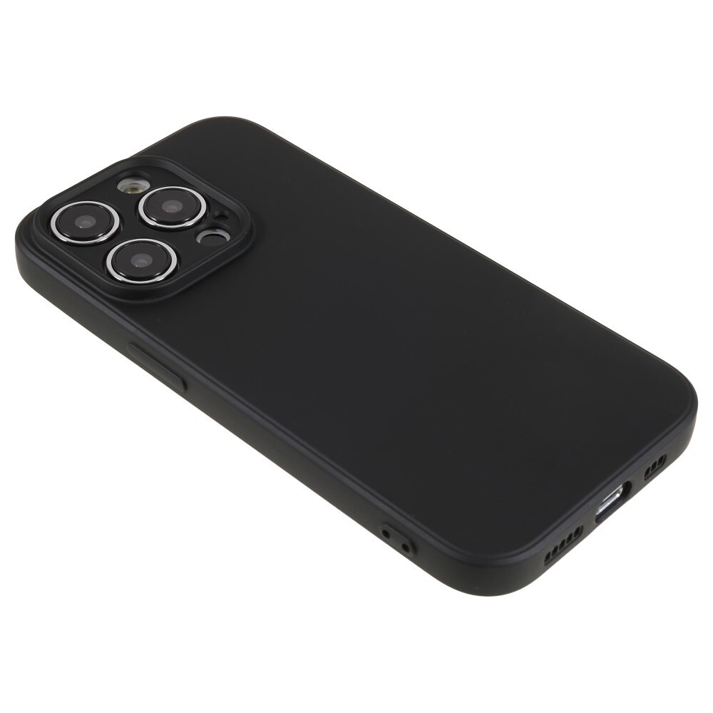 Coque TPU résistante aux chocs iPhone 15 Pro, Noir