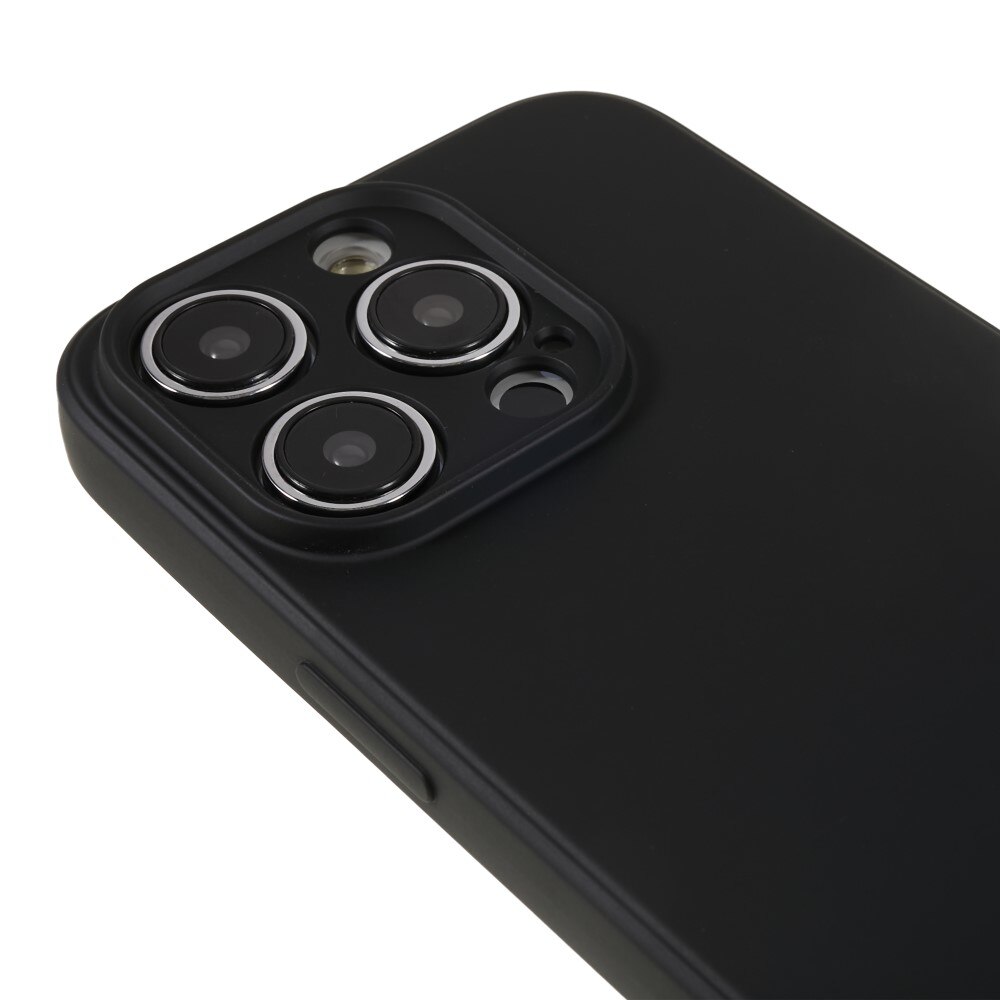 Coque TPU résistante aux chocs iPhone 15 Pro, Noir