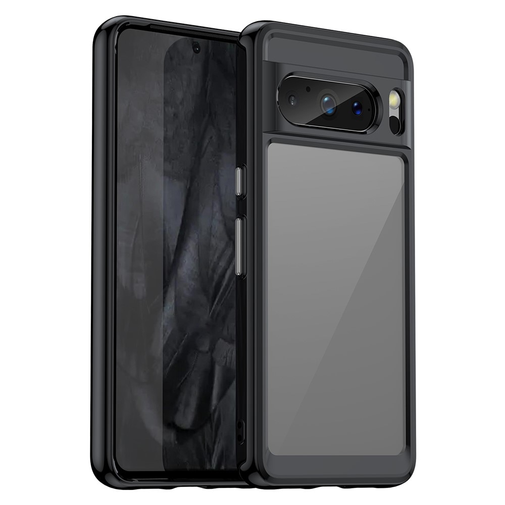 Coque Hybride Crystal Hybrid Google Pixel 8 Pro, noir