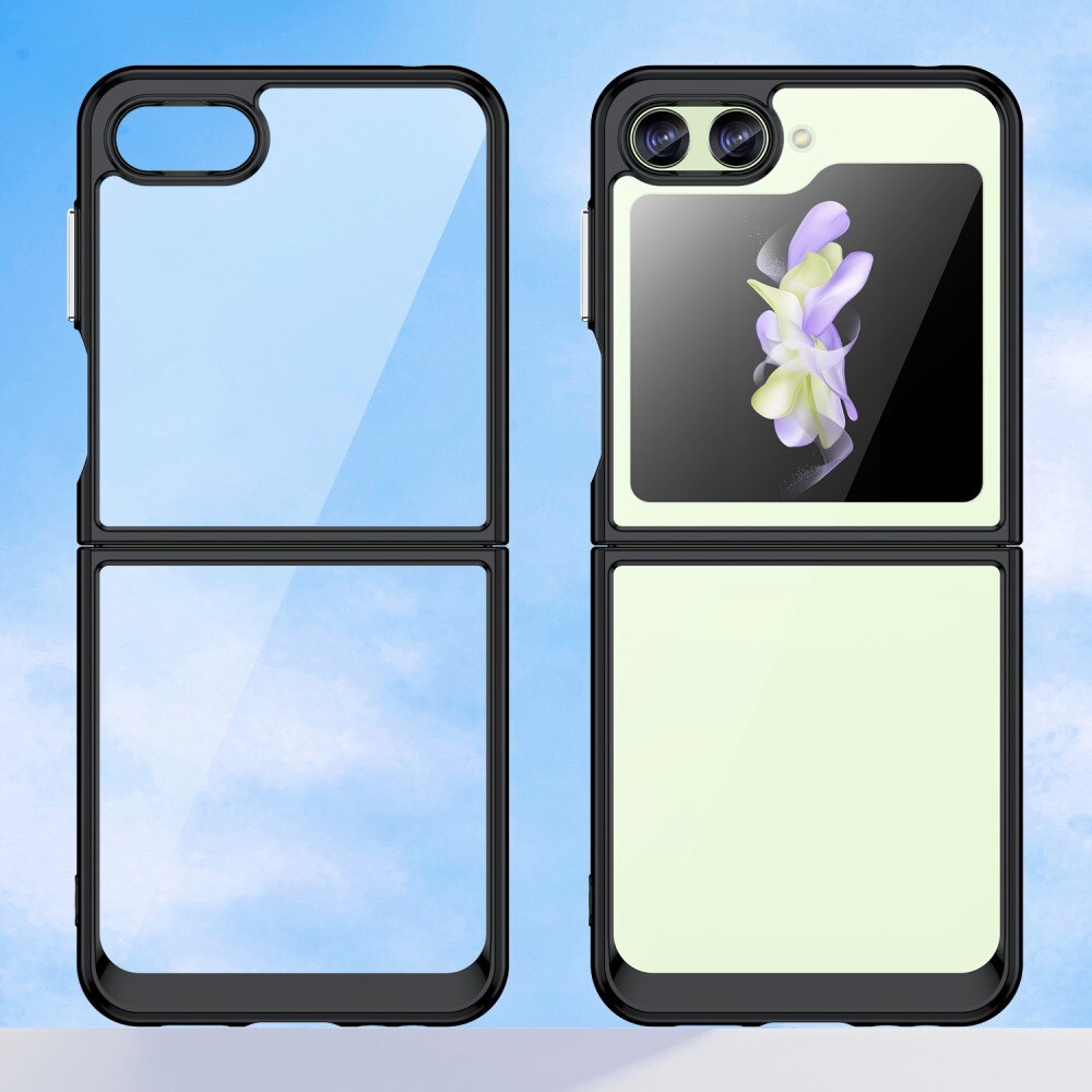 Coque hybride pour Samsung Galaxy Z Flip 5, Noir