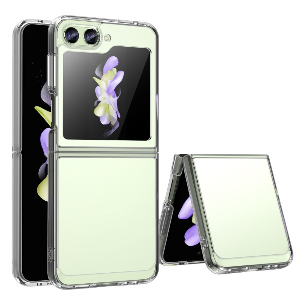 Coque hybride pour Samsung Galaxy Z Flip 5, Transparent