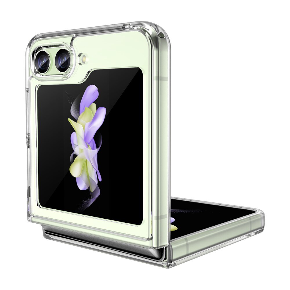 Coque hybride pour Samsung Galaxy Z Flip 5, Transparent