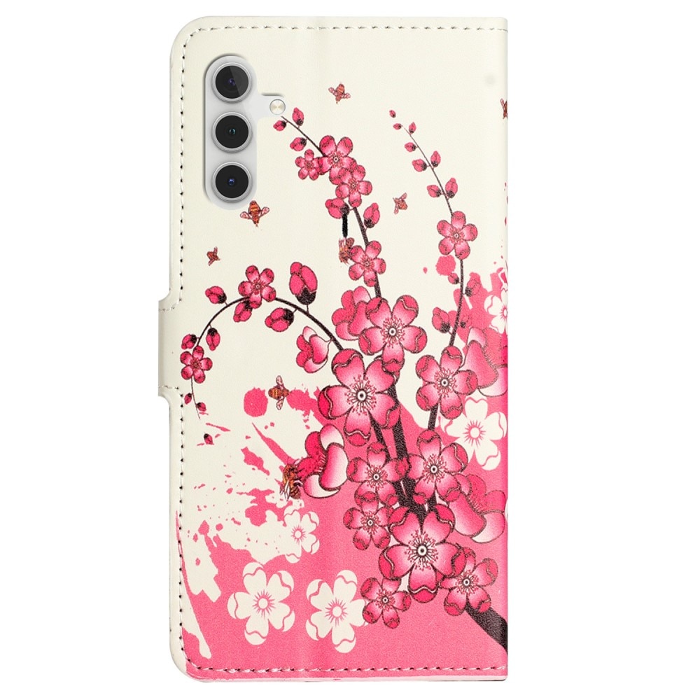 Étui portefeuille Samsung Galaxy S23 FE, Fleurs de cerisier