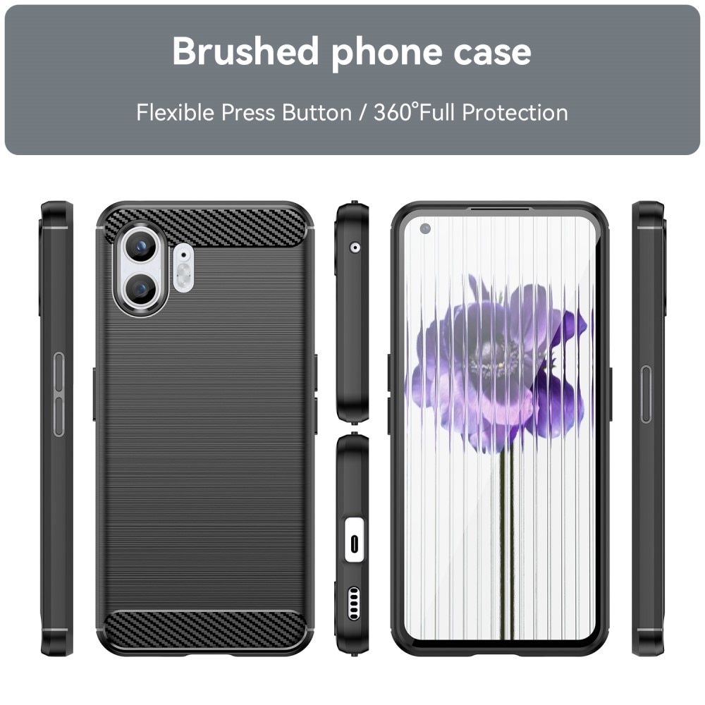 Coque TPU Brushed Nothing Phone 2, Black