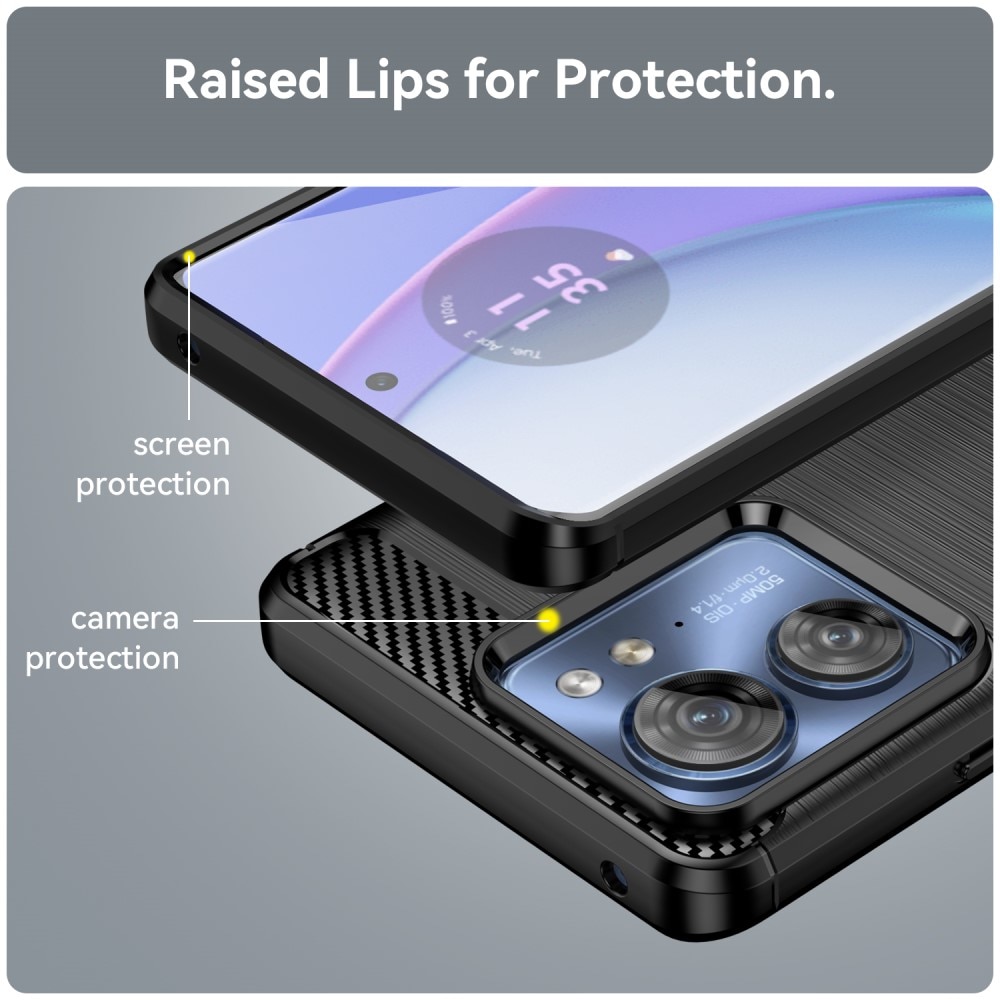 Coque TPU Brushed Motorola Edge 40, [FÄRG}
