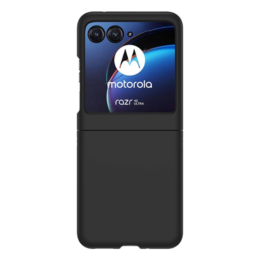 Coque dures avec protecteur d'écran intégré Motorola Razr 40 Ultra, noir