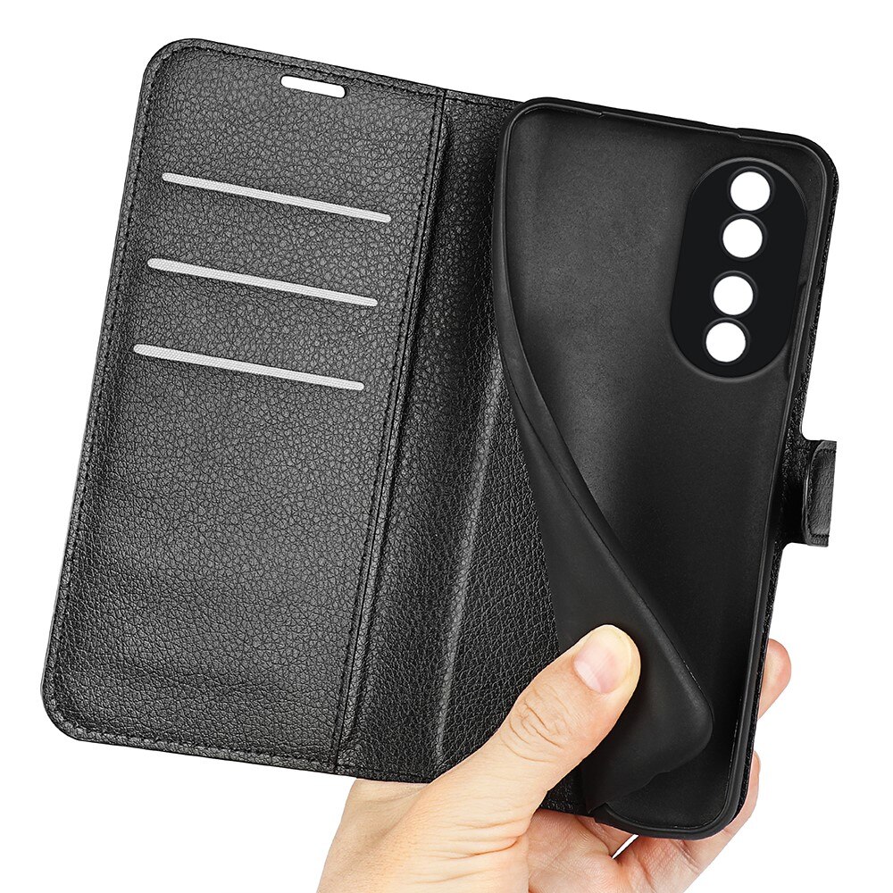 Coque portefeuille  Honor 90, Noir