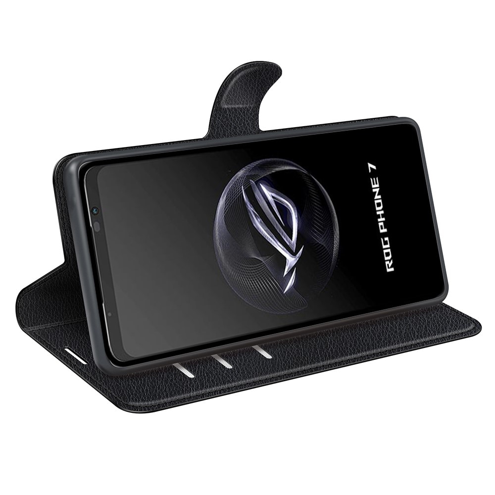 Coque portefeuille Asus ROG Phone 7, Noir