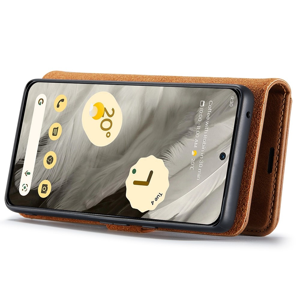 Étui portefeuille Magnet Wallet Google Pixel 8, Cognac