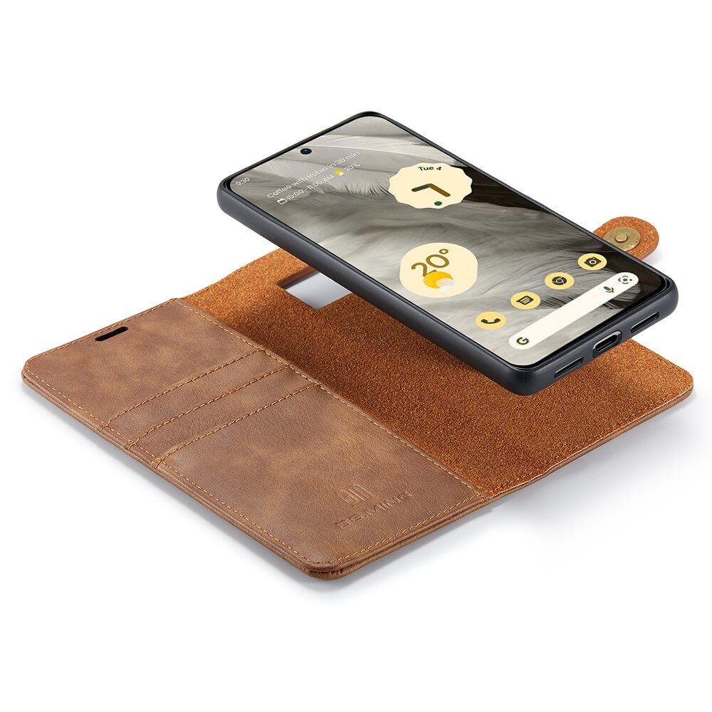 Étui portefeuille Magnet Wallet Google Pixel 8, Cognac