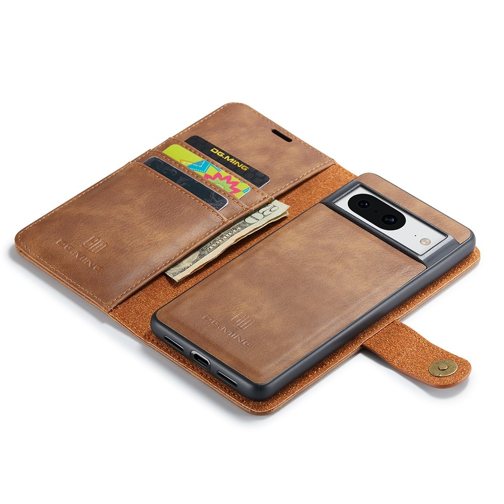 Étui portefeuille Magnet Wallet Google Pixel 8, Cognac