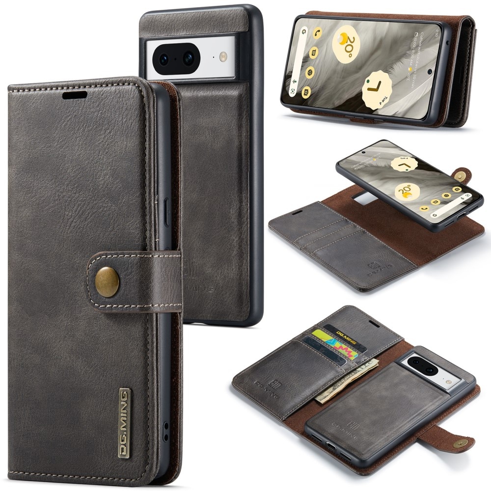 Étui portefeuille Magnet Wallet Google Pixel 8, Brown