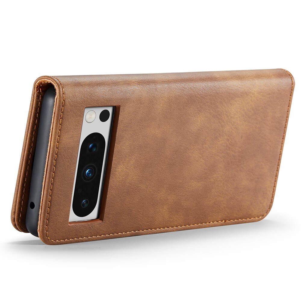 Étui portefeuille Magnet Wallet Google Pixel 8 Pro, Cognac