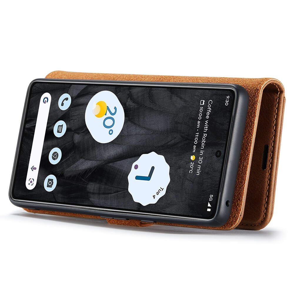 Étui portefeuille Magnet Wallet Google Pixel 8 Pro, Cognac