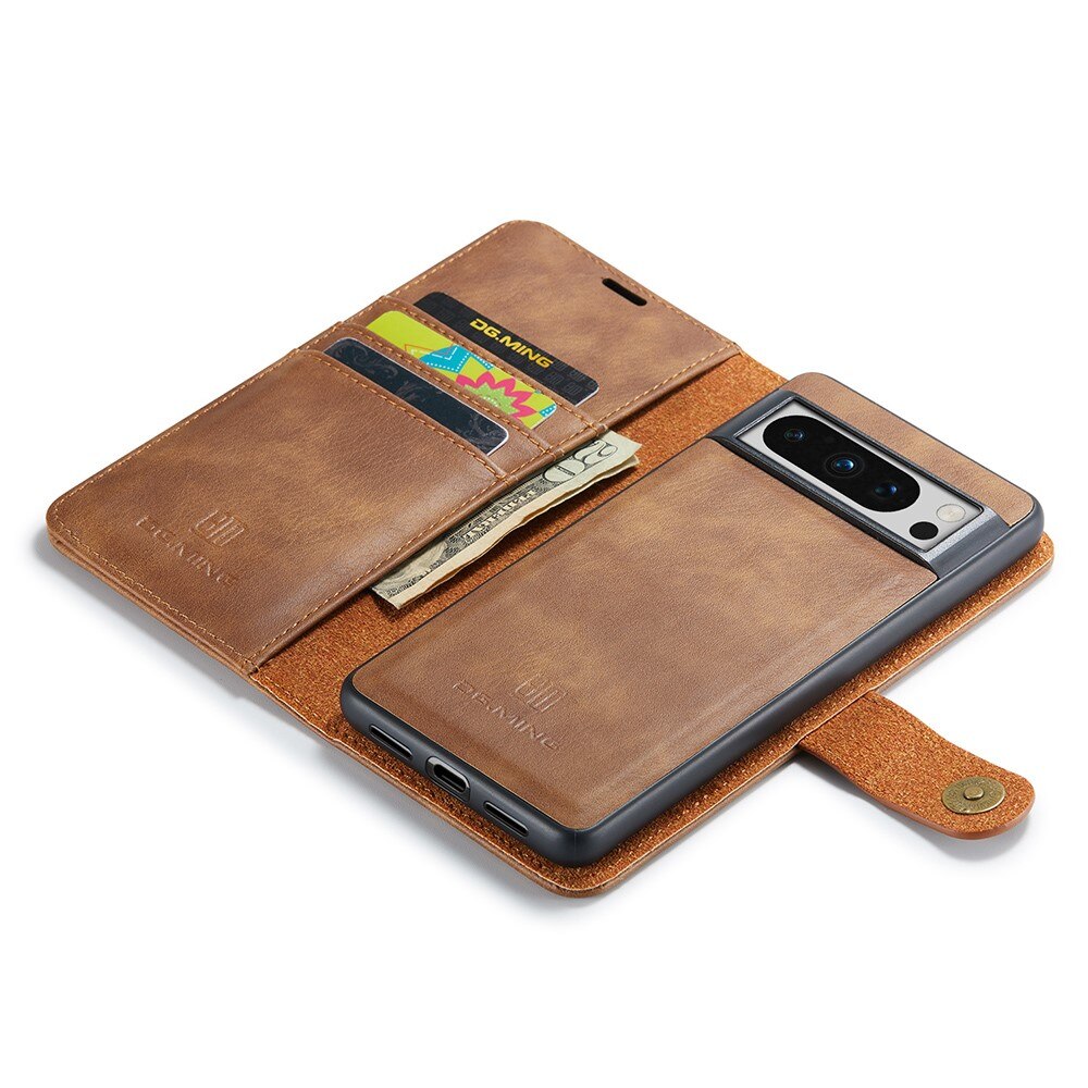 Étui portefeuille Magnet Wallet Google Pixel 8 Pro, Cognac