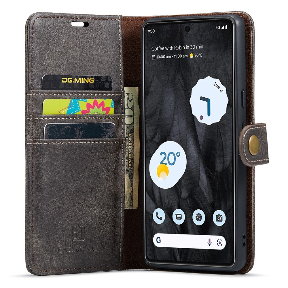 Étui portefeuille Magnet Wallet Google Pixel 8 Pro, Brown