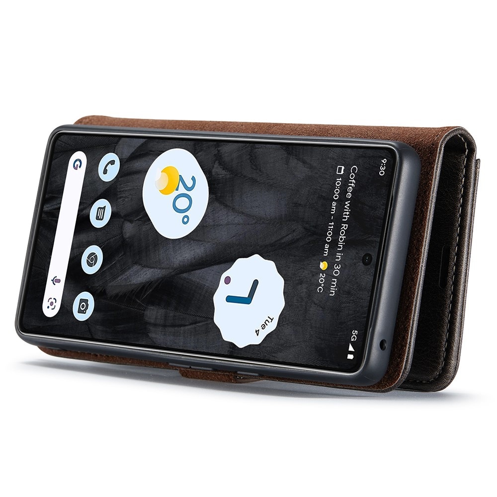 Étui portefeuille Magnet Wallet Google Pixel 8 Pro, Brown