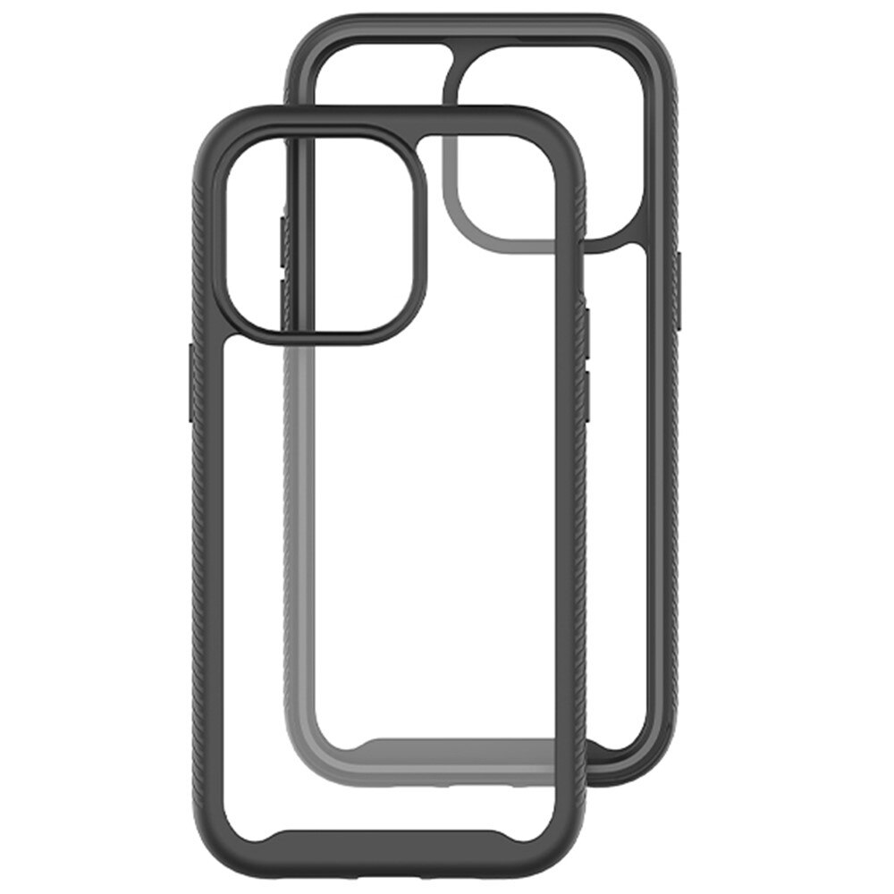 Coque de couverture complète iPhone 15 Pro Max, Noir
