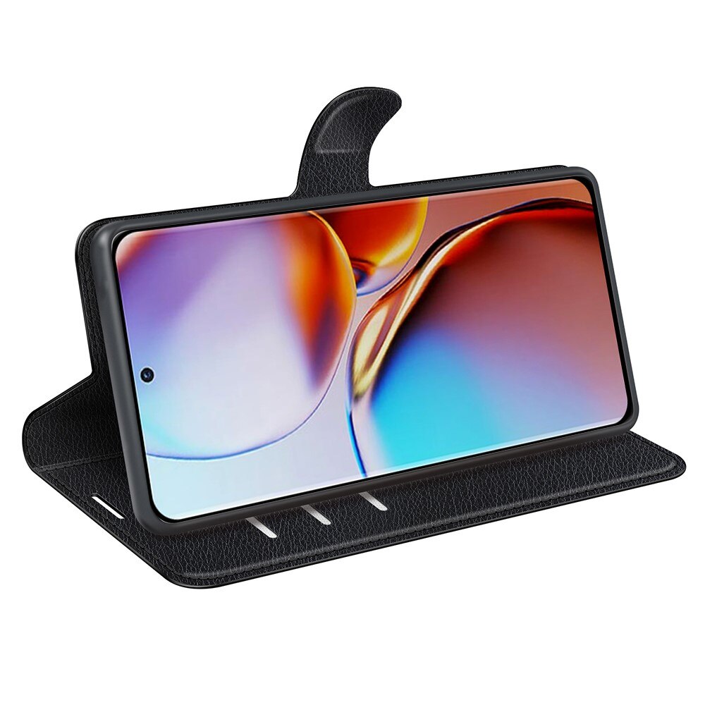 Coque portefeuille Motorola Edge 40 Pro, Noir