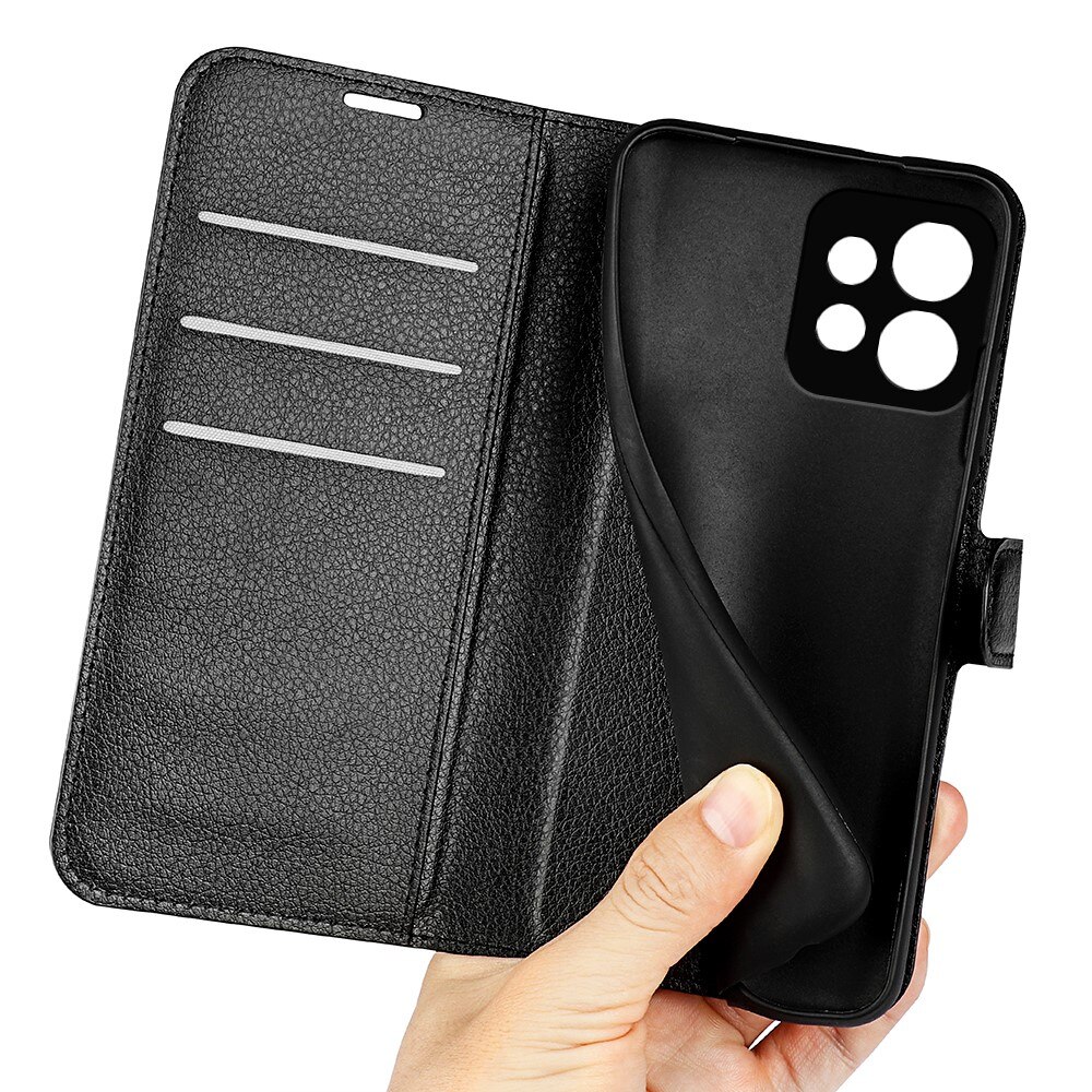 Coque portefeuille Motorola Edge 40 Pro, Noir
